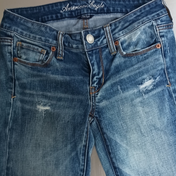 American Eagle Outfitters Women’s Skinny, Super Stretch Denim Jeans, Size 2 Long - Picture 5 of 10